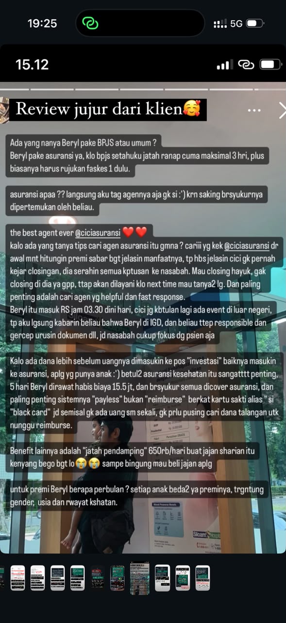 Klaim rawat inap, Rp 15,5 juta dicover asuransi