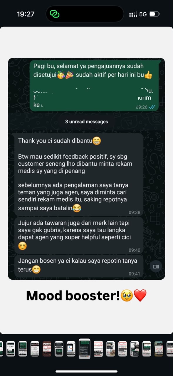 Testimoni nasabah — dibantu urus rekam medis