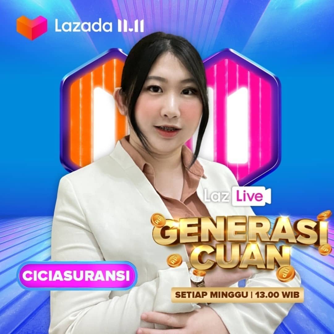 Kolaborasi konten CiciAsuransi x Lazada