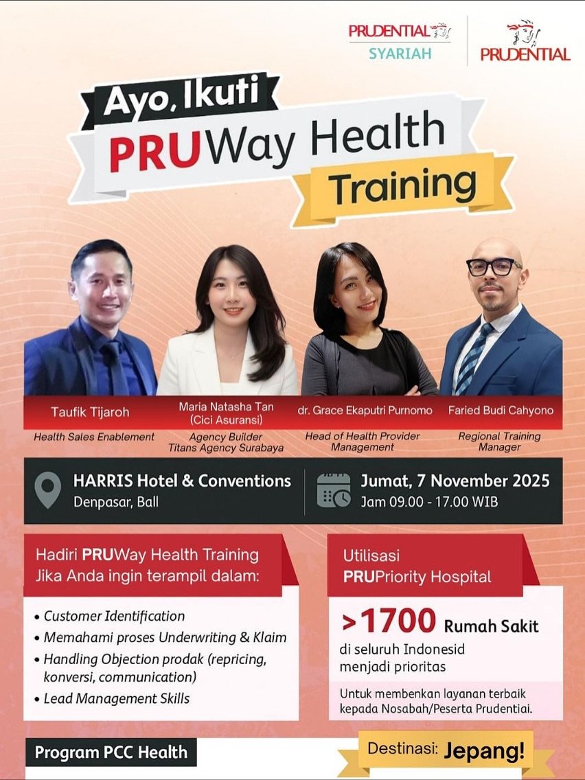 Natasha di acara PRUWay Health Denpasar